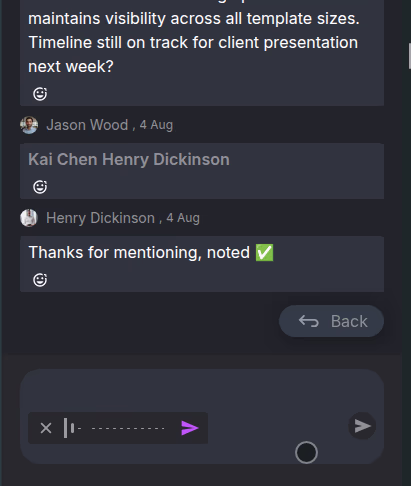 Mobile optimized interface